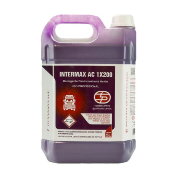 Intermax AC 1:200 – Detergente Ácido para Limpeza Pesada 5L