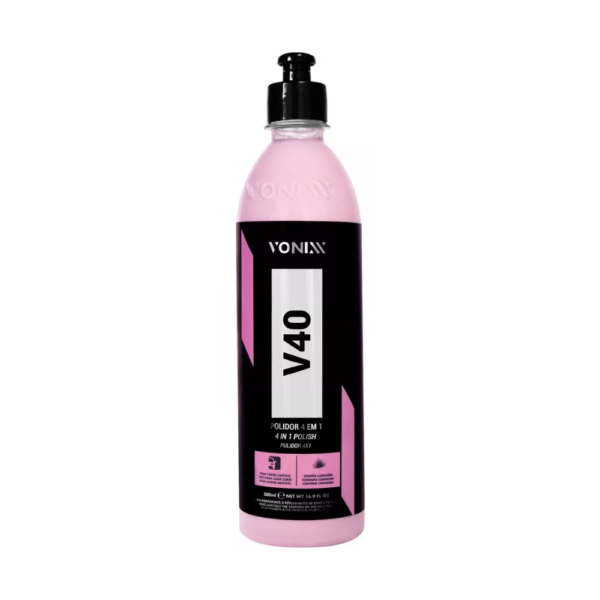Vonixx V40 – Polidor Médio para Refino e Acabamento Automotivo 500ml