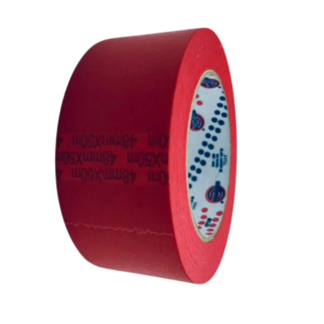 FITA CREPE  EUROCEL VERMELHA AUTOMOTIVA - Imagem 2