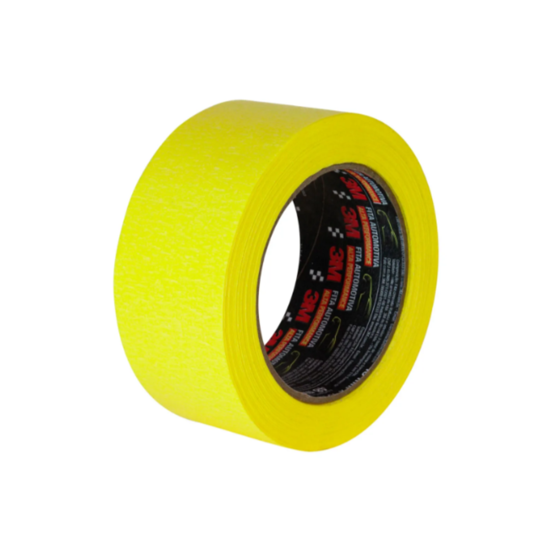 FITA CREPE 3M AMARELA AUTOMOTIVA