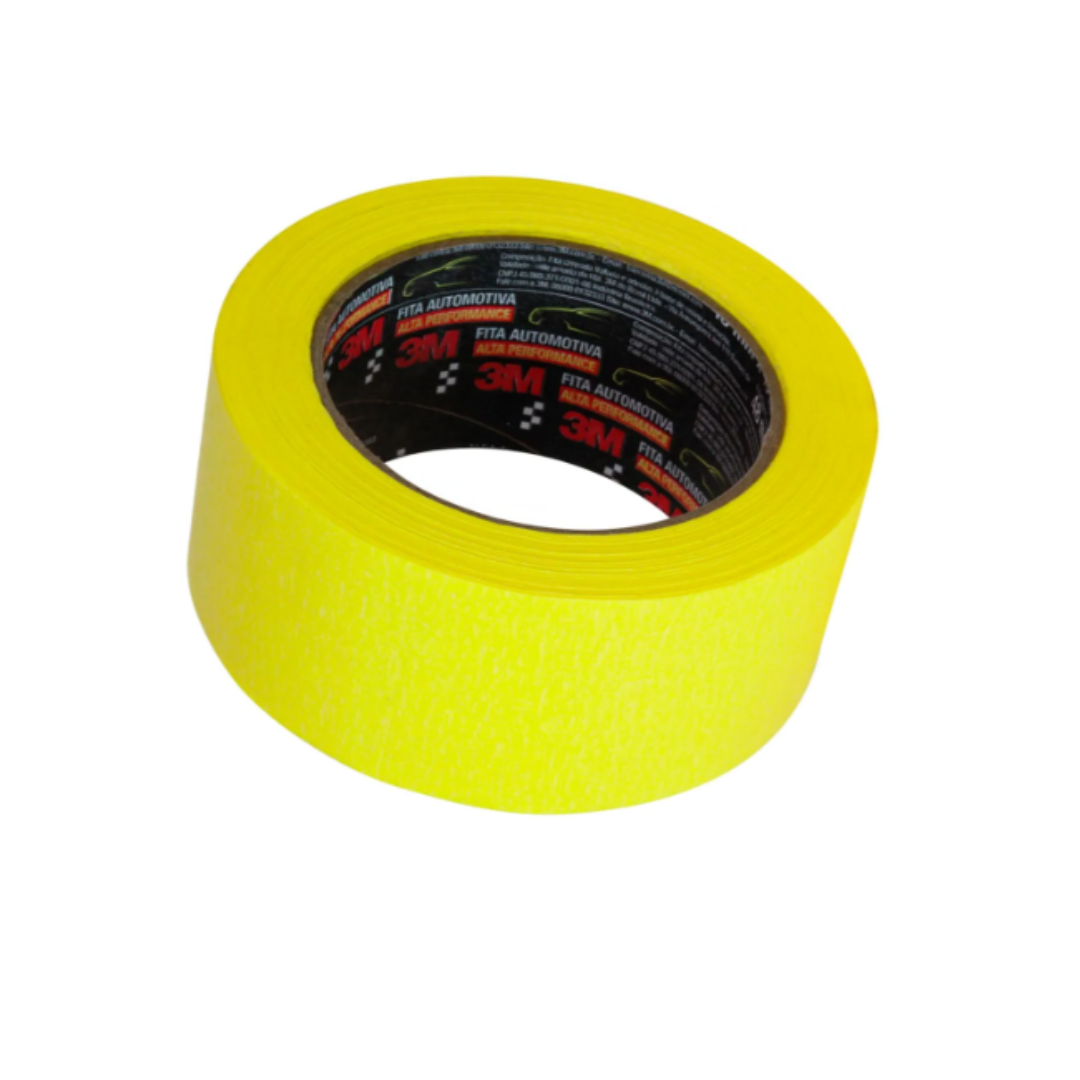 FITA CREPE 3M AMARELA AUTOMOTIVA - Imagem 2