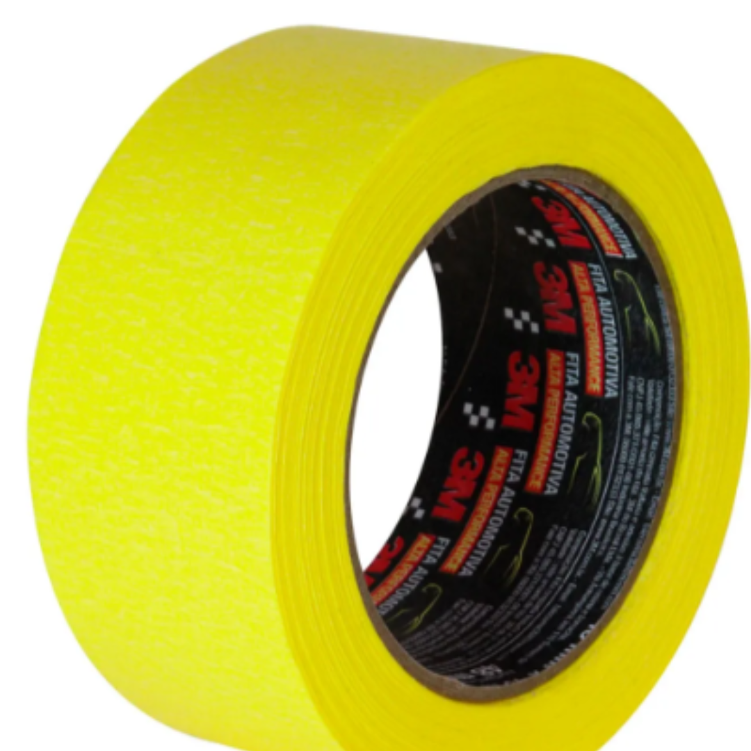 FITA CREPE 3M AMARELA AUTOMOTIVA - Imagem 3