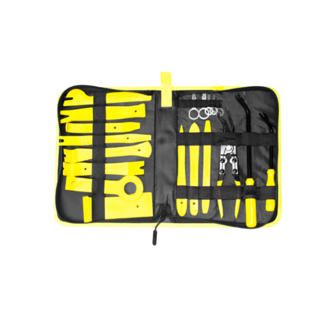 Kit Espátulas Desmontagem Painel e Grampos 19 Peças Rotta - Imagem 2