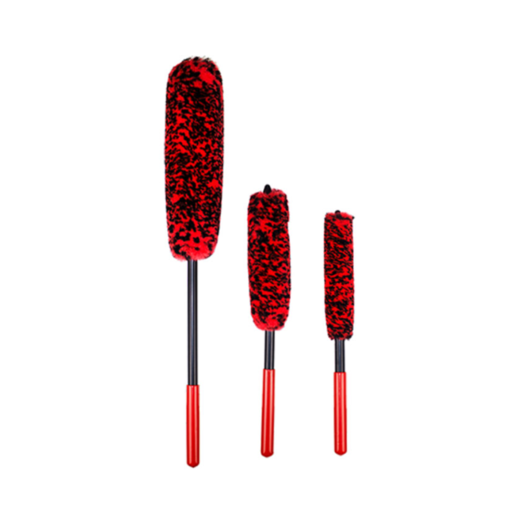 Escova de Microfibra para Rodas Kers Vermelha - Imagem 2