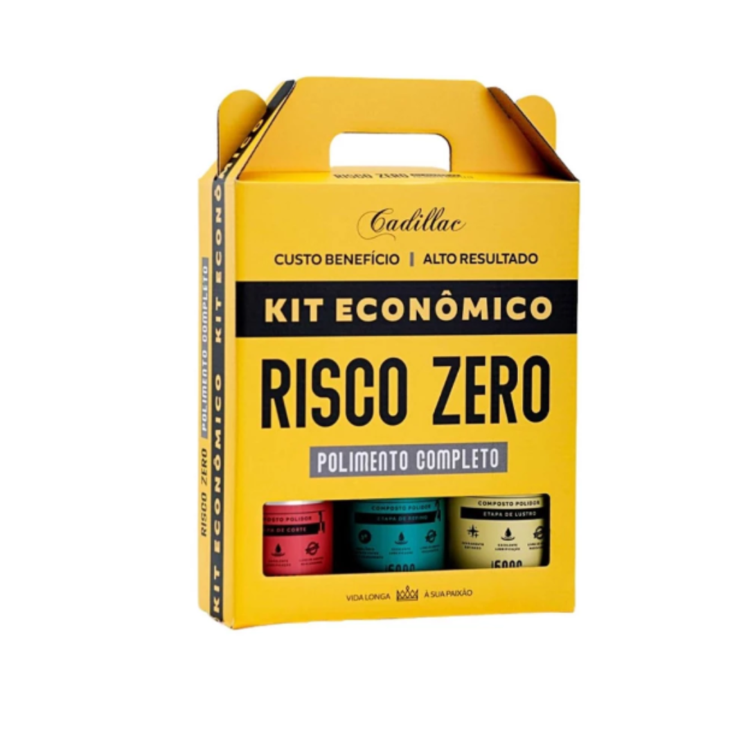 KIT RISCO ZERO CADILLAC - CORTE REFINO LUSTRO 500G CADILLAC