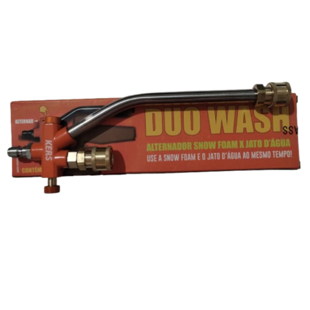 DUO WASH ALTERNADOR ENTRE SNOWFOAM E JATO AGUA KERS