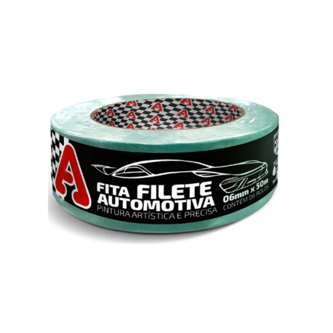 Fita Crepe Automotiva Verde Adere 525 – 06mm x 50m