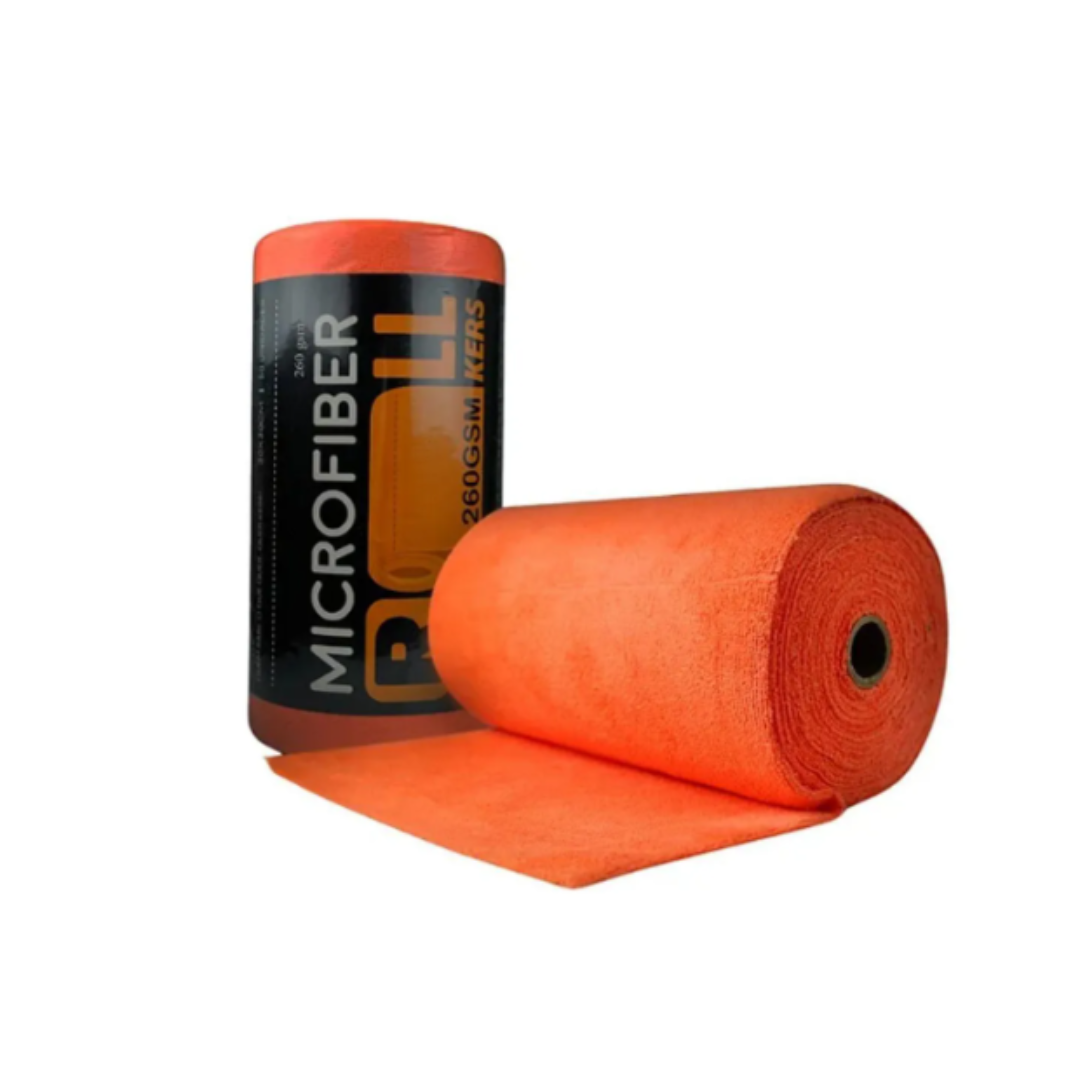 Toalha de Microfibra em Rolo Kers Roll 200gsm 30x30cm – 50 Unidades