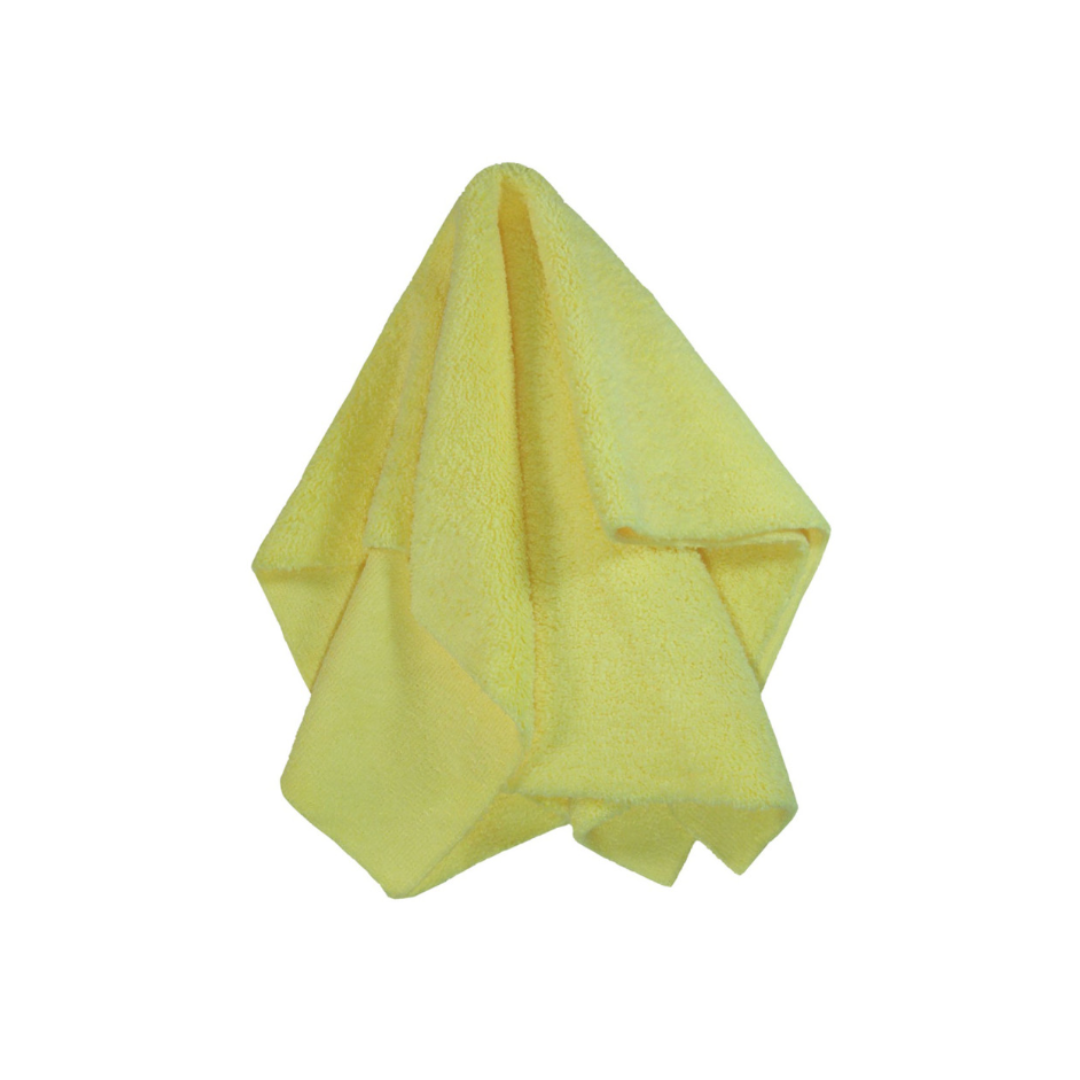 Toalha Microfibra 40x60 Amarela 350 GSM JS