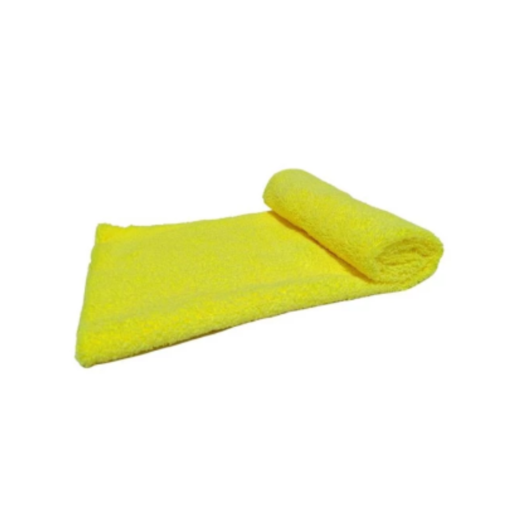 Toalha Microfibra 40x60 Amarela 350 GSM JS - Imagem 2