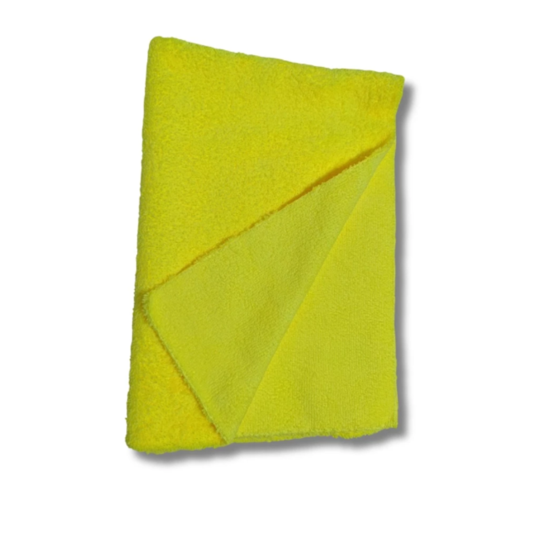 Toalha Microfibra 40x60 Amarela 350 GSM JS - Imagem 4