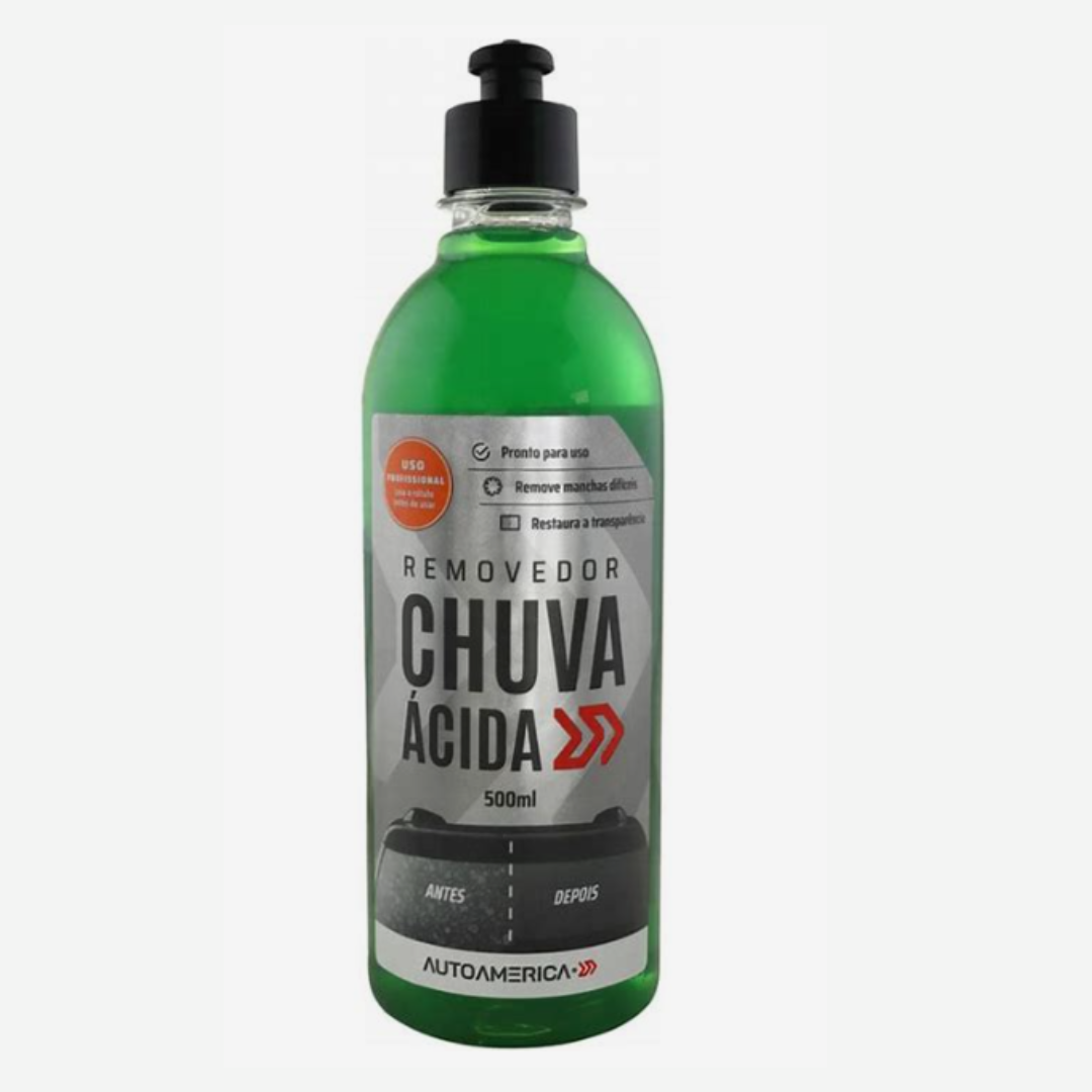 Removedor de Chuva Ácida Autoamerica 500ml para Vidros e Pintura Automotiva
