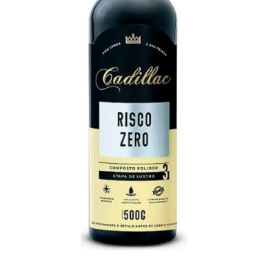 Composto Polidor Risco Zero Lustro 500g Cadillac - Imagem 2