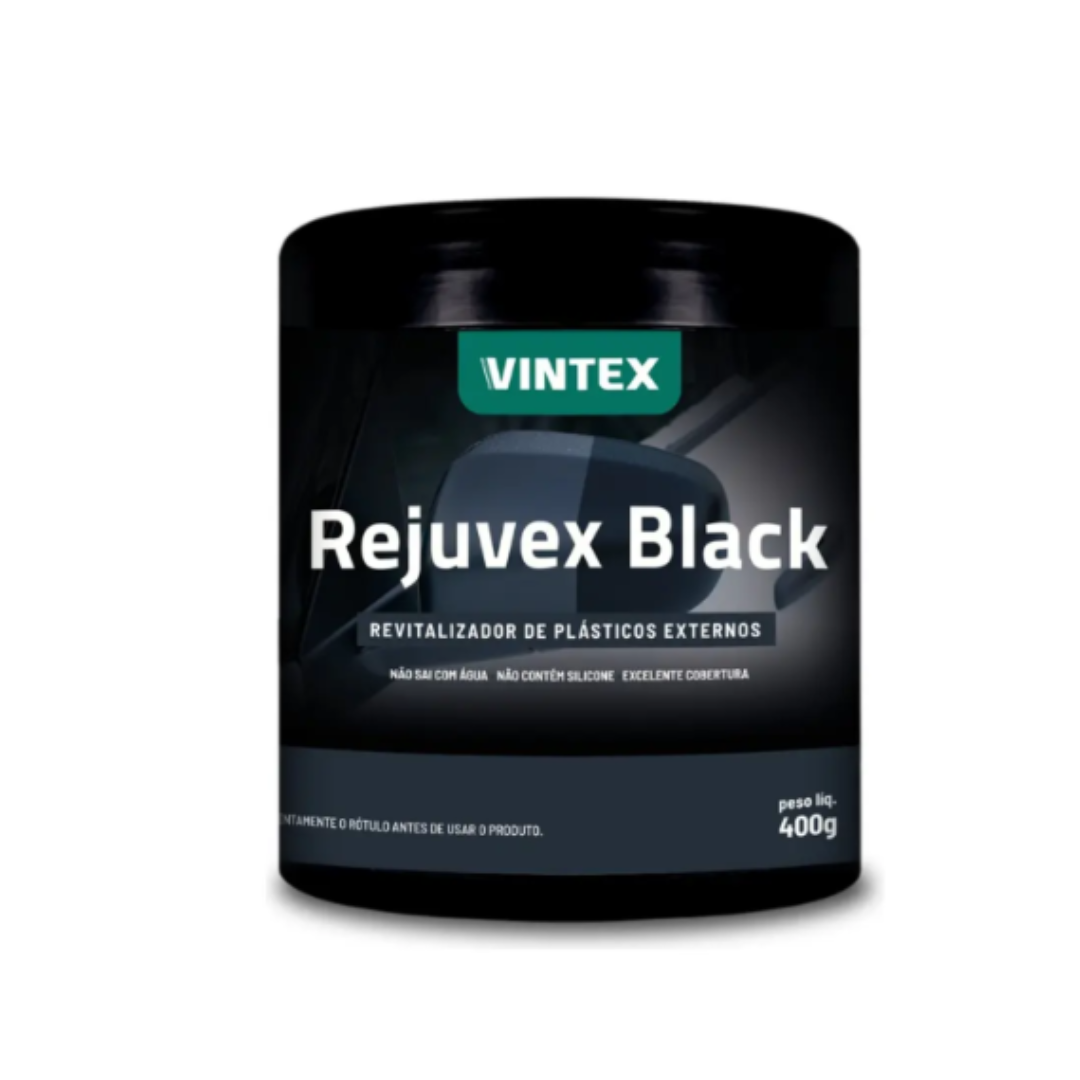 Rejuvex Black 400g Vonixx Revitalizador de Plásticos Externos Automotivos