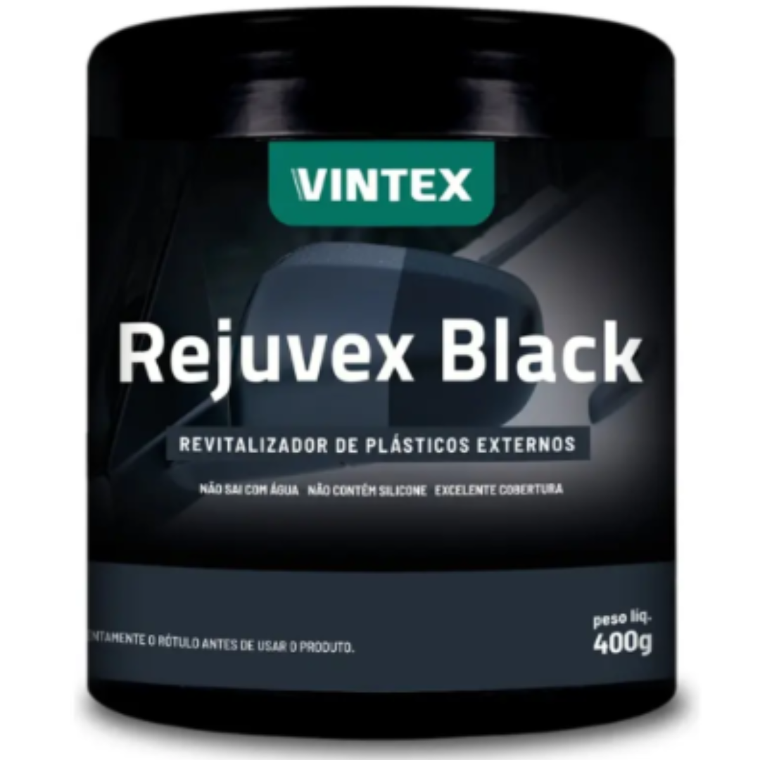 Rejuvex Black 400g Vonixx Revitalizador de Plásticos Externos Automotivos - Imagem 2