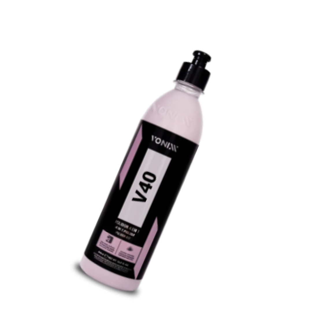 Composto Polidor V40 4x1 500ml Vonixx para Corte, Refino, Lustro e Proteção - Imagem 3
