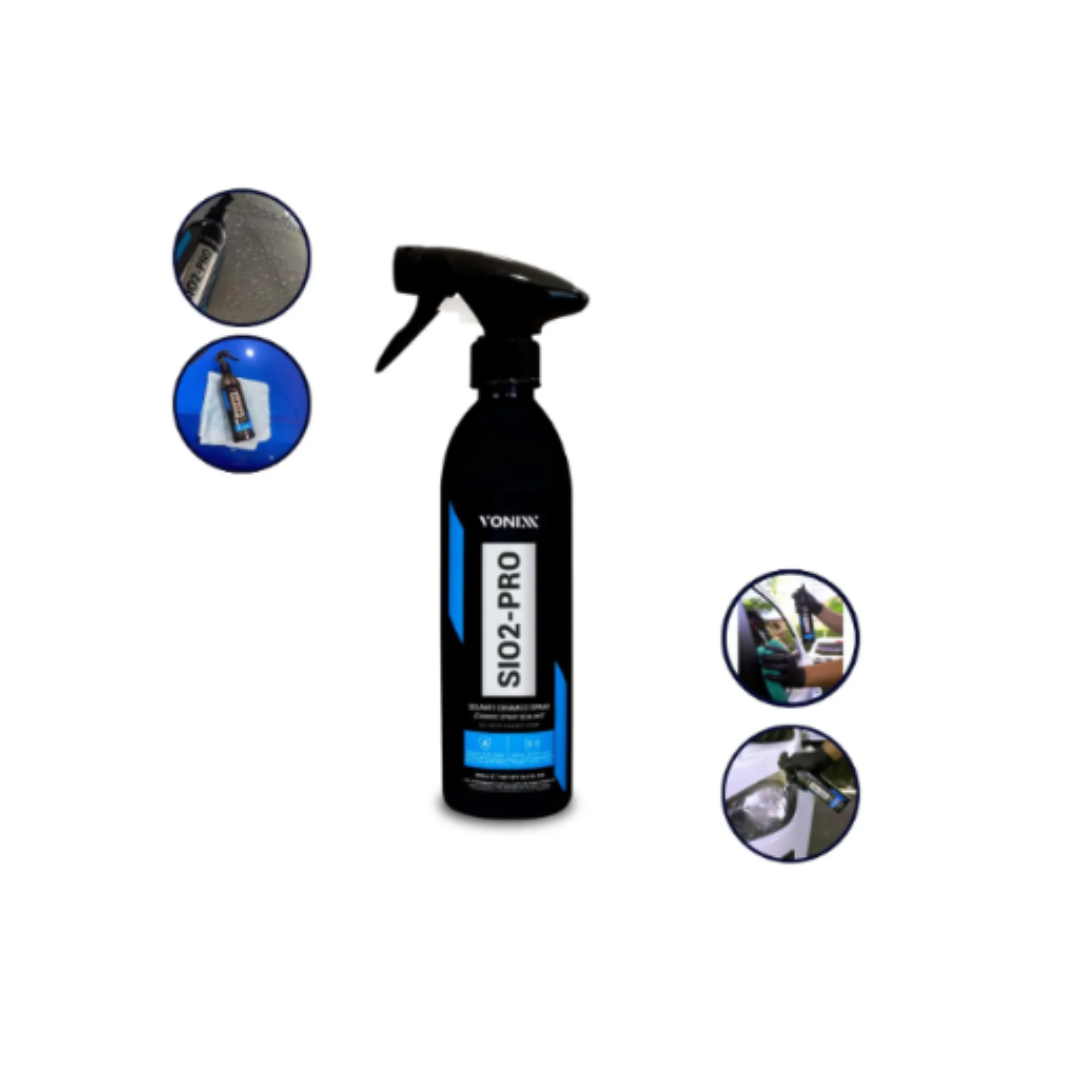 SIO2 Pro 500ml Vonixx Manutenção de Vitrificação e Proteção Cerâmica - Imagem 2
