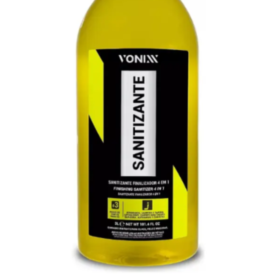 Sanitizante Finalizador 3L Vonixx Higienização de Estofados, Carpetes e Tapetes - Imagem 4