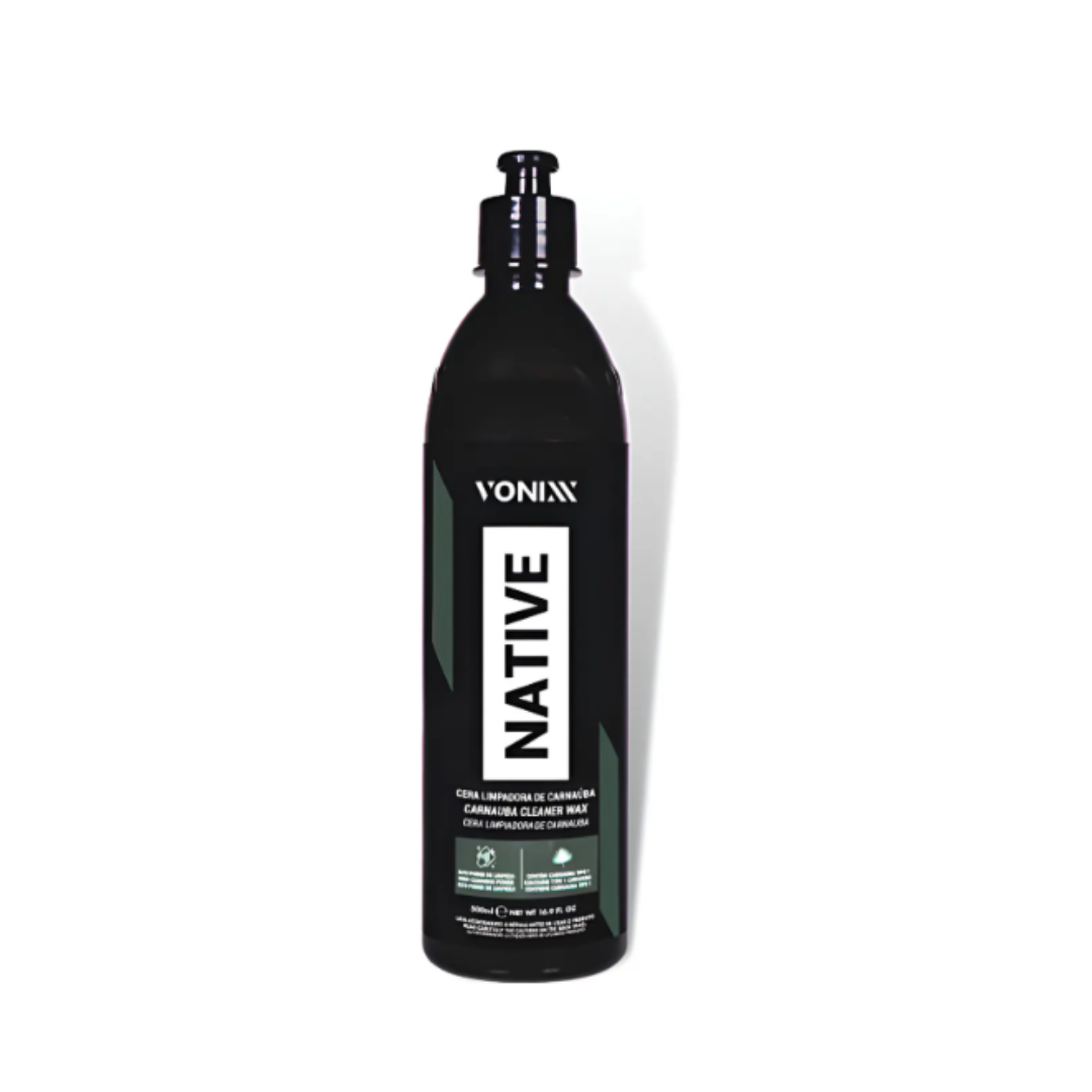 Cera Native Cleaner Wax 500ml Vonixx Carnaúba Tipo 1 Premium