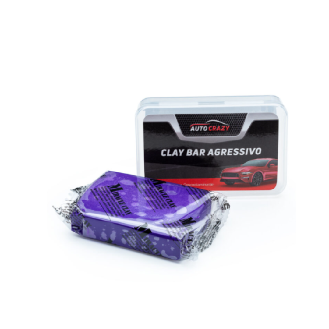 Clay Bar Agressiva 100g Auto Crazy