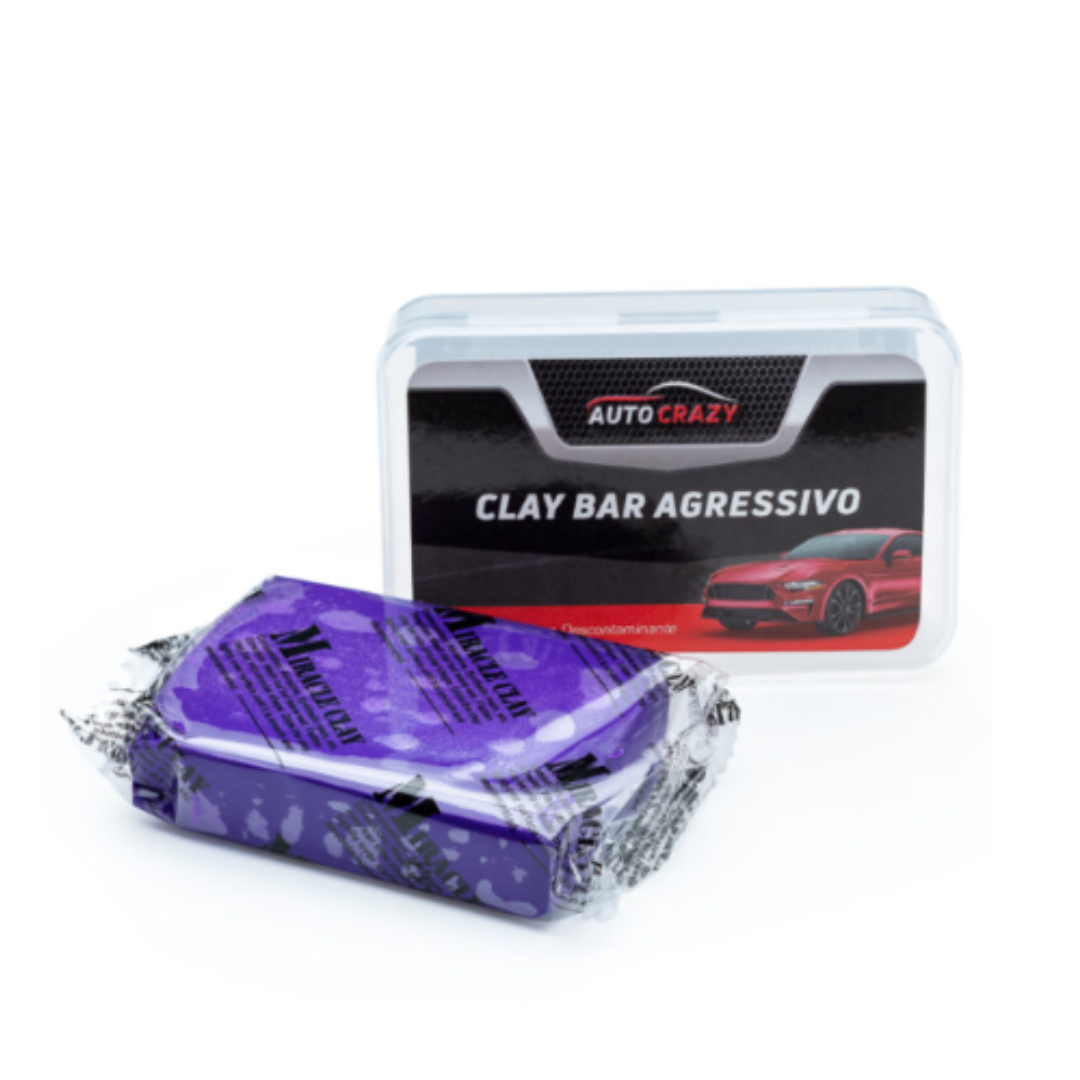 Clay Bar Agressiva 100g Auto Crazy - Imagem 2