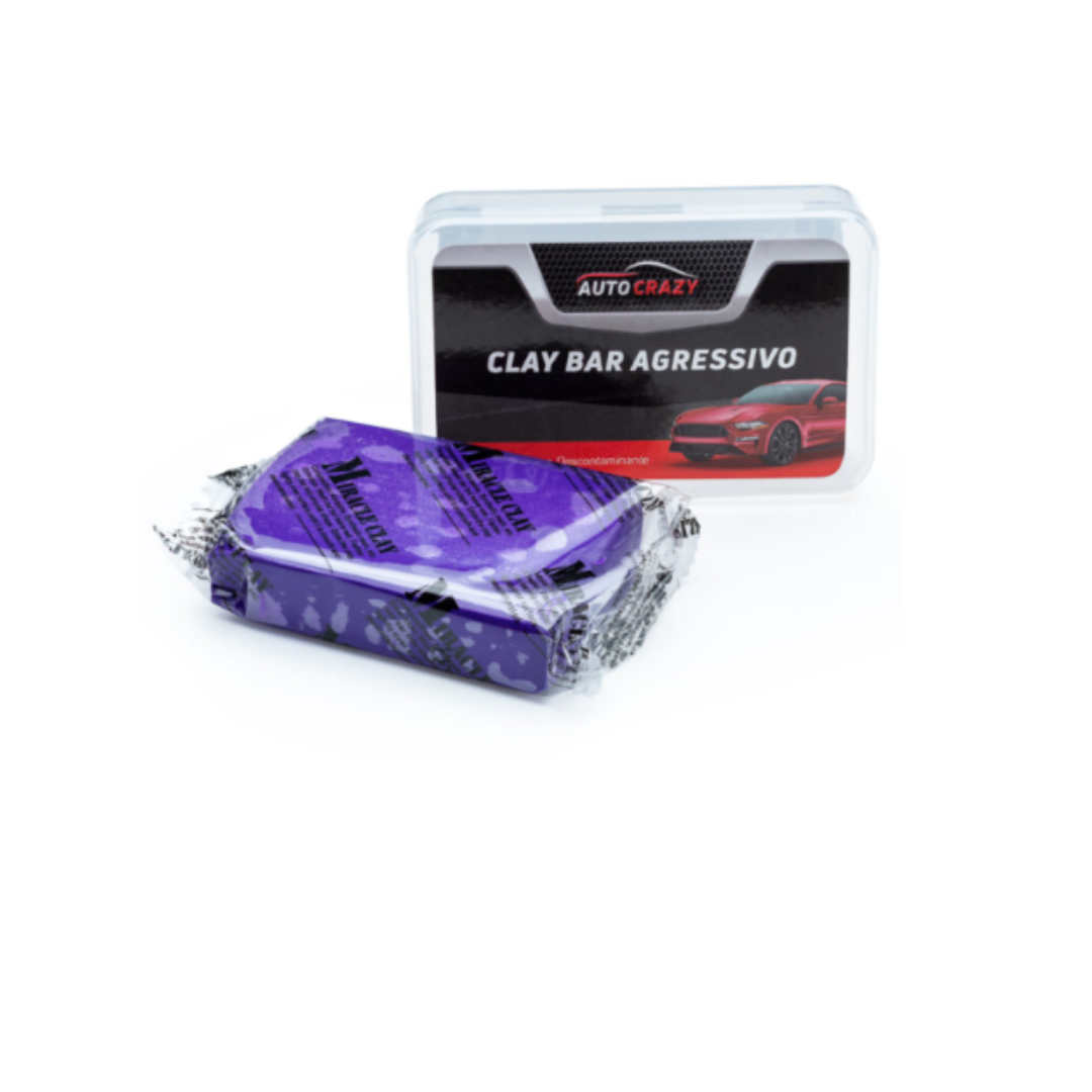 Clay Bar Agressiva 100g Auto Crazy - Imagem 3