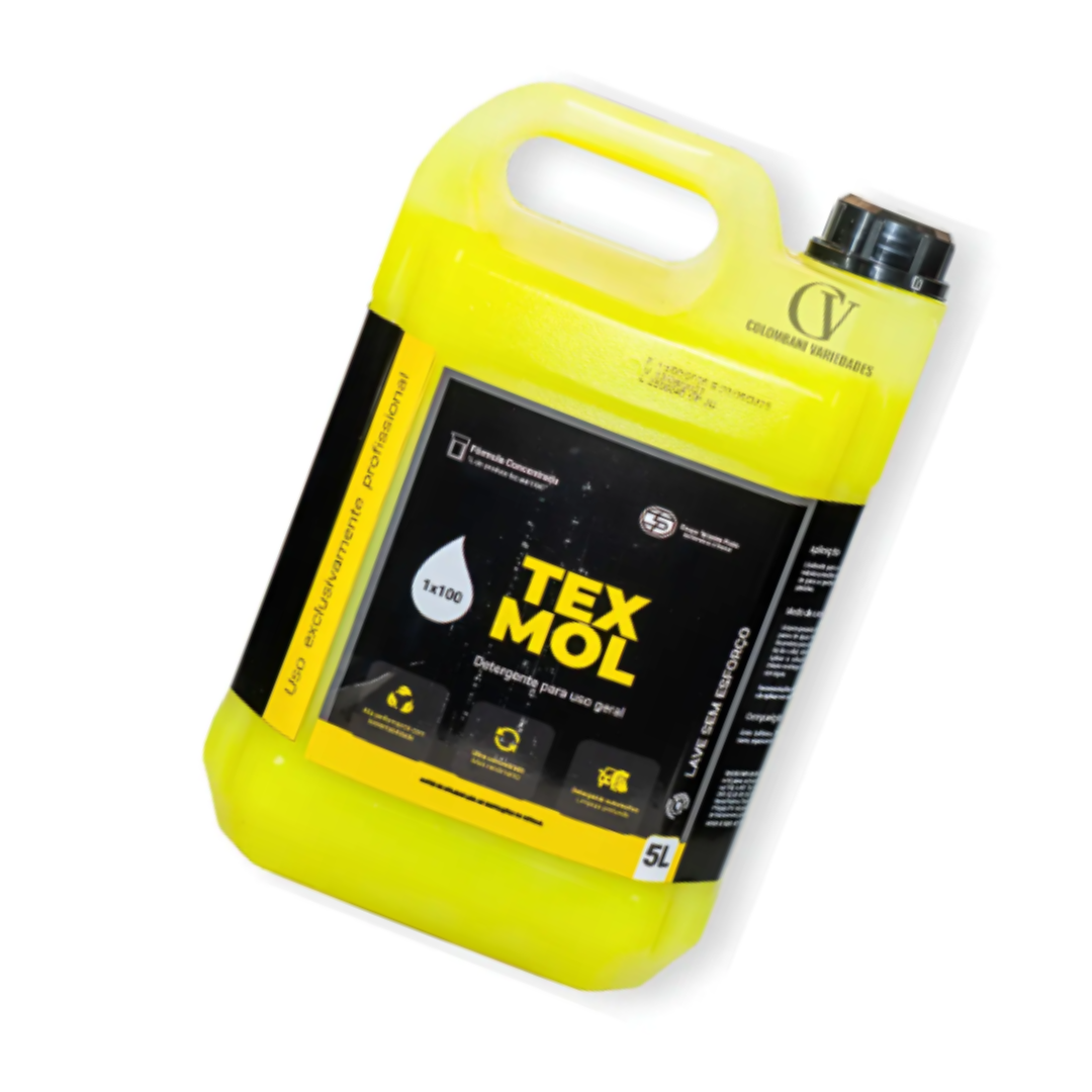 Shampoo Texmol 5L Teixeira Pinto Detergente Automotivo Concentrado - Imagem 2