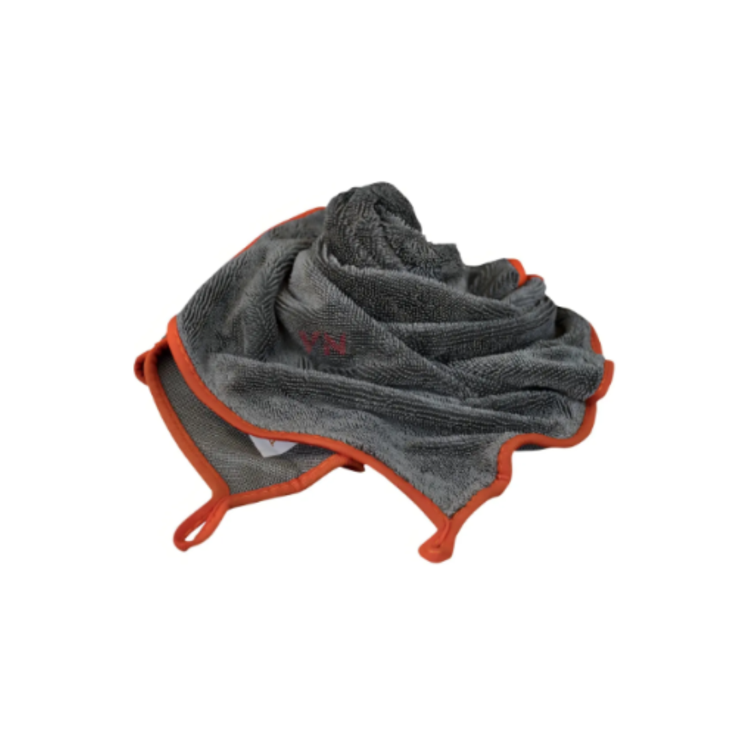 Toalha de Secagem Twist Cinza 90x60cm 600GSM Kers Microfibra - Imagem 2