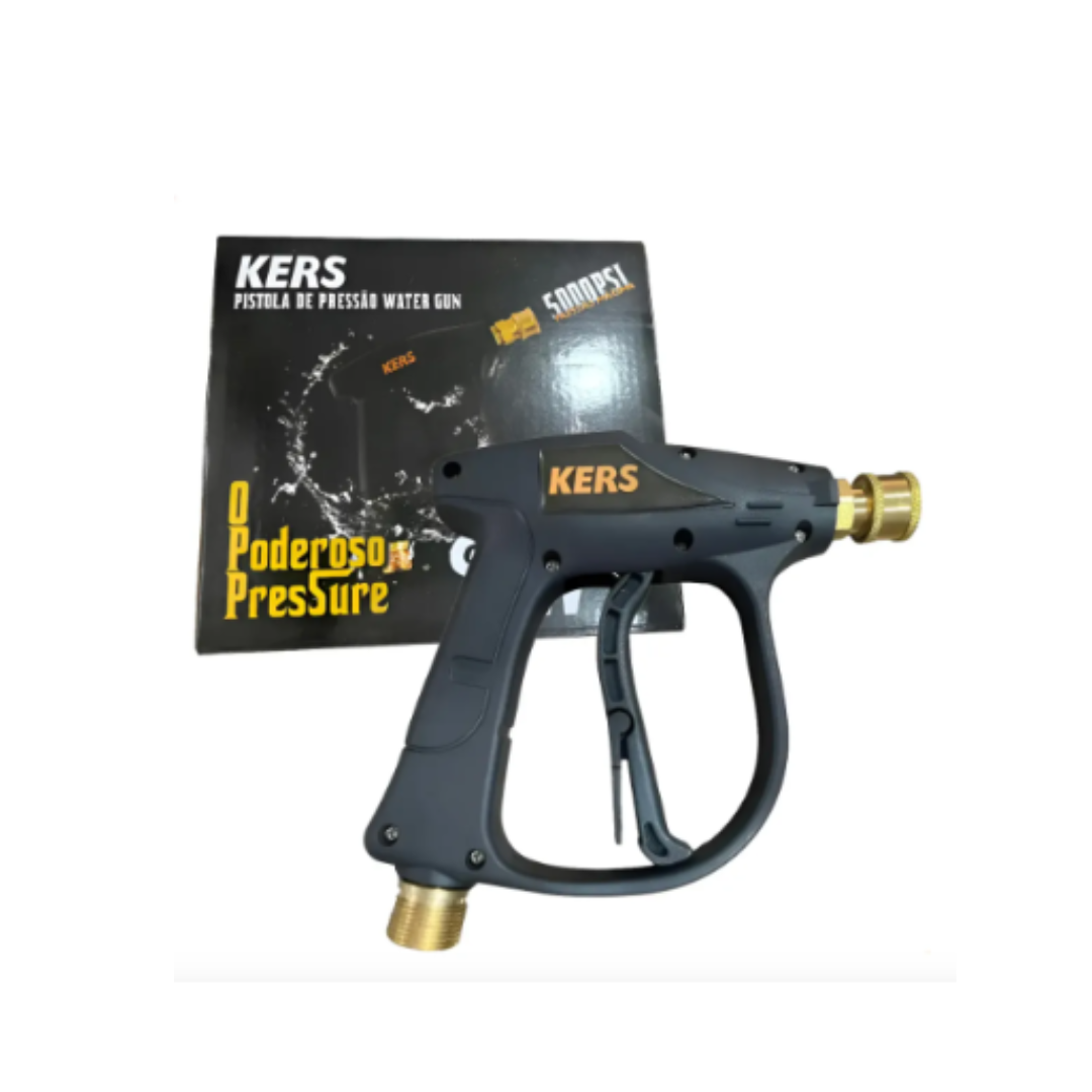 Pistola Short Gun Water Gun 5000 PSI para Lavadora Alta Pressão Kers - Imagem 2