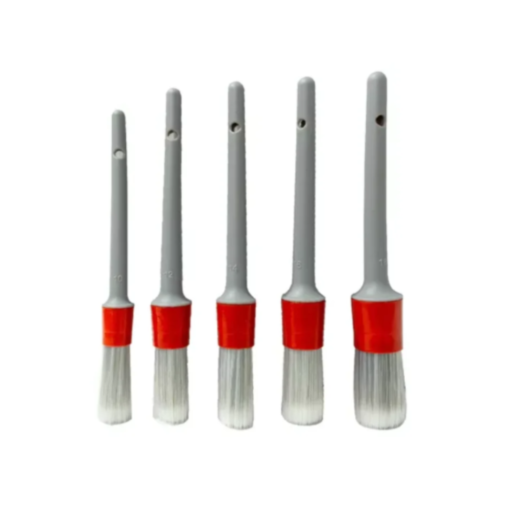 Kit 5 Pincéis de Detalhamento Externo Macio Rotta 100655
