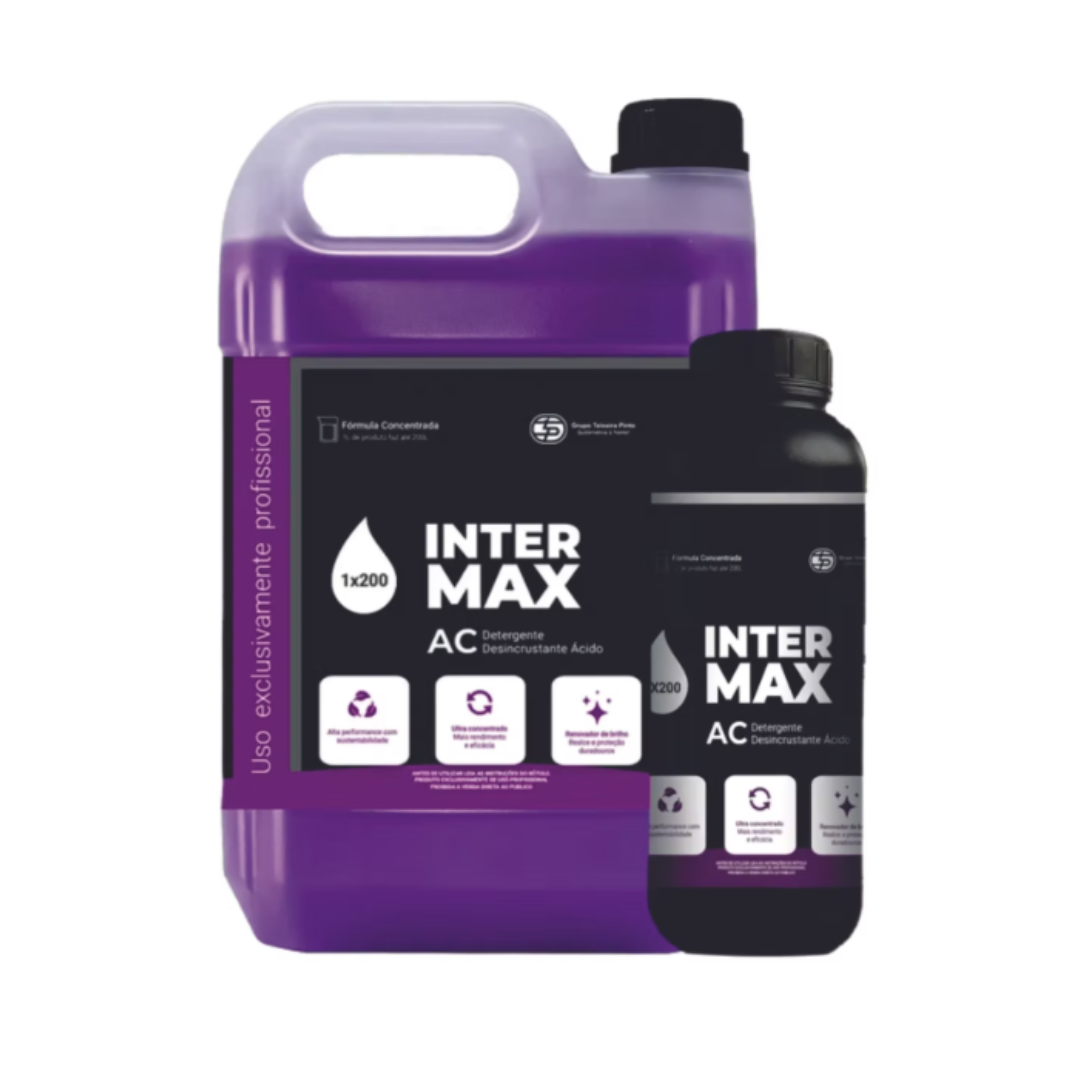 Intermax A/C 1x200 5L Teixeira Pinto Limpeza Ácida Profissional - Imagem 2