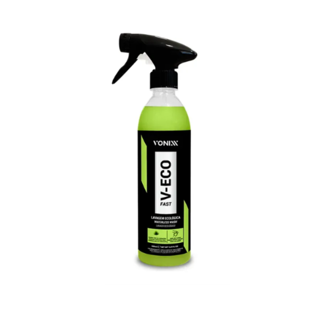 V-Eco Fast 500ml Vonixx Lava a Seco com Cera de Carnaúba Limpeza Rápida