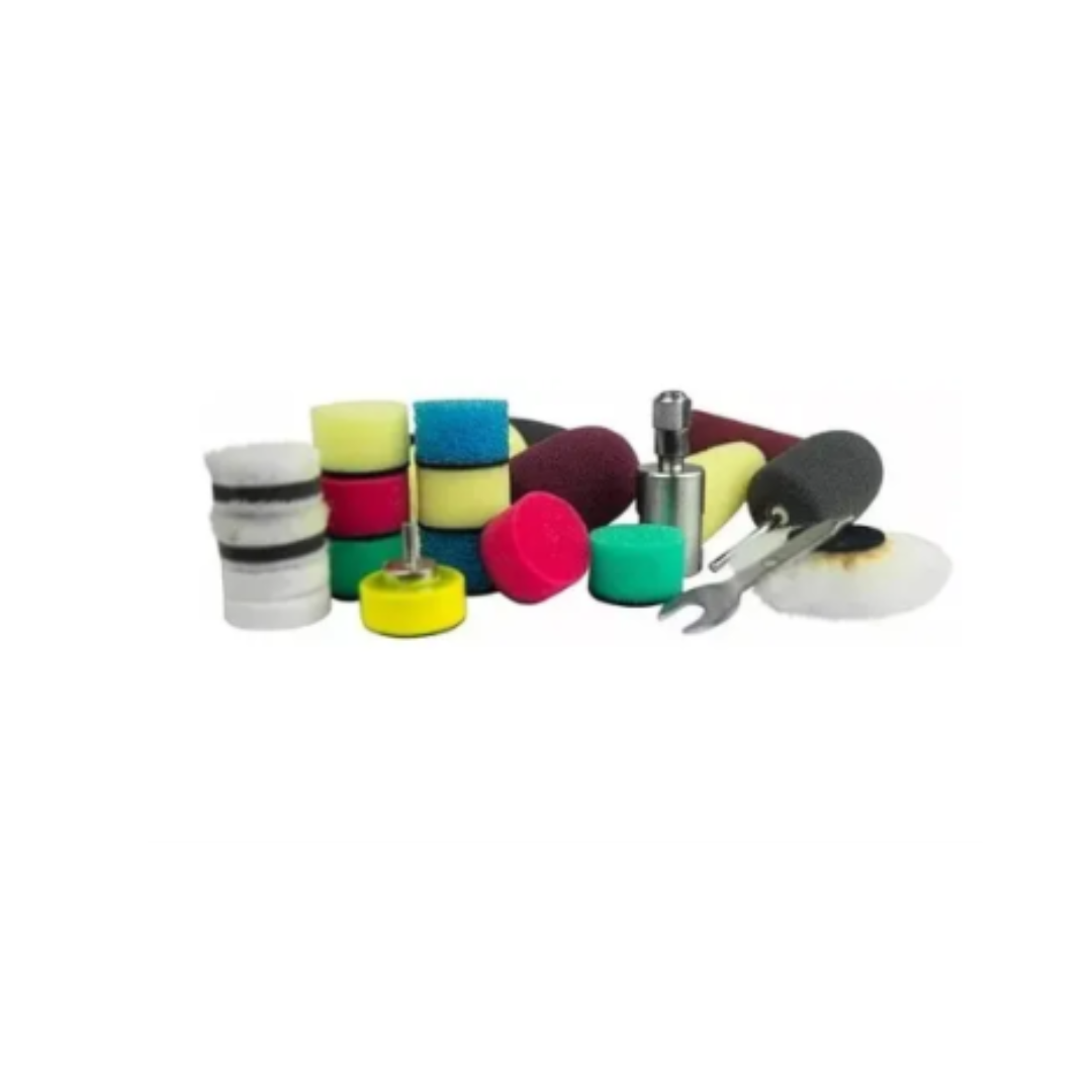 Kit de Boinas Nano Polimento PS Perfect System Kers Cabo Flexível Completo