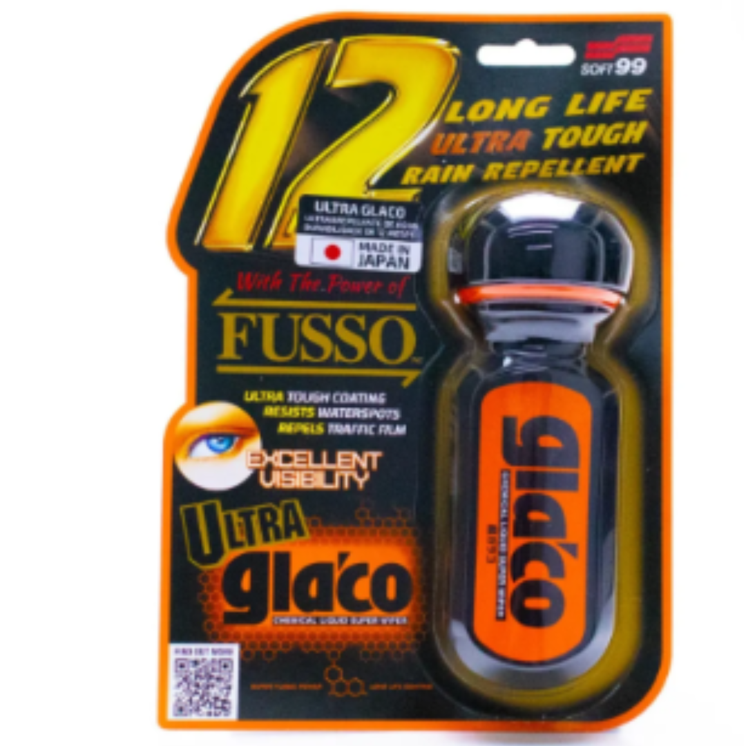 Ultra Glaco Fusso Soft99 70ml Repelente de Água para Vidros - Imagem 3