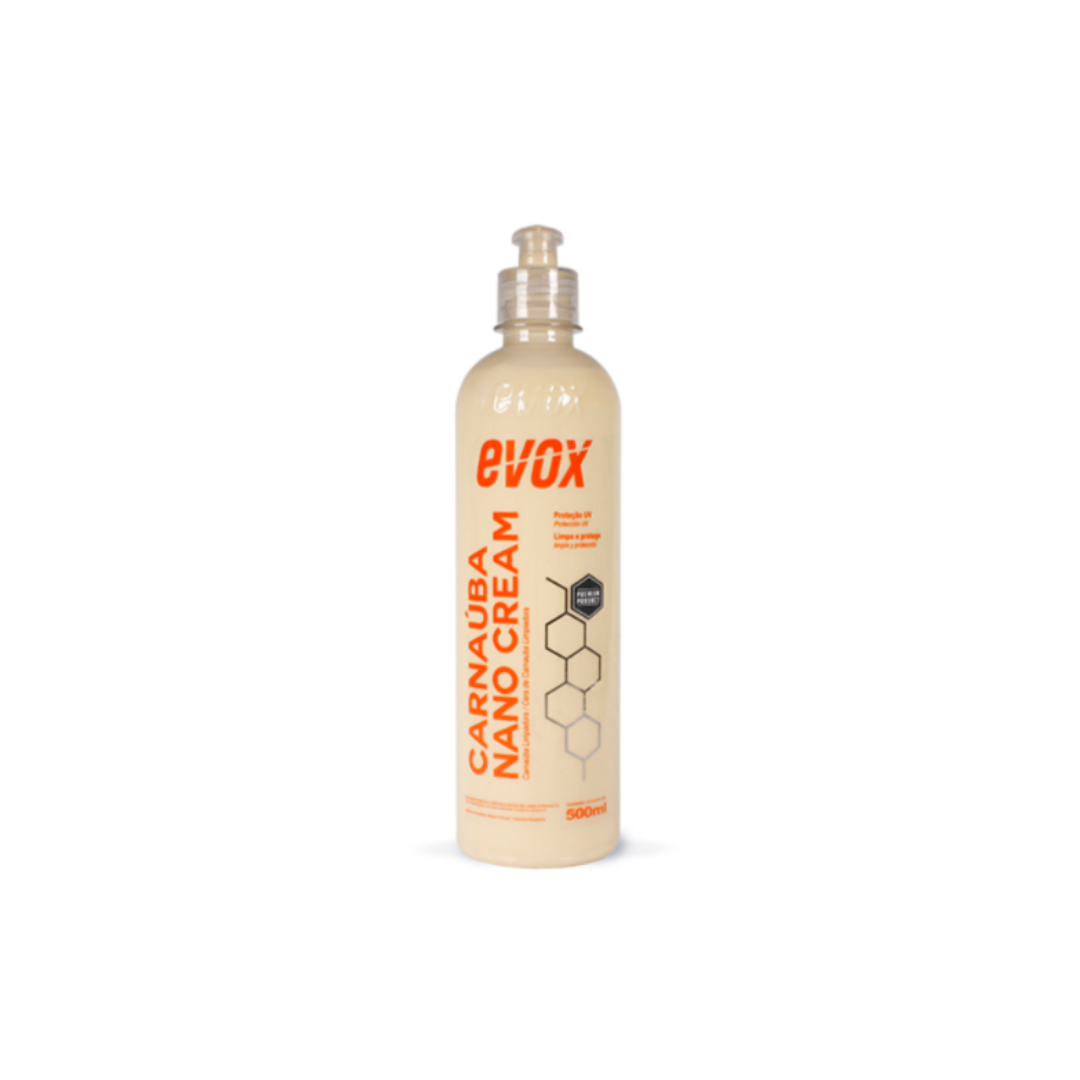 Cera Carnaúba Nano Cream 500ml Evox - Imagem 2