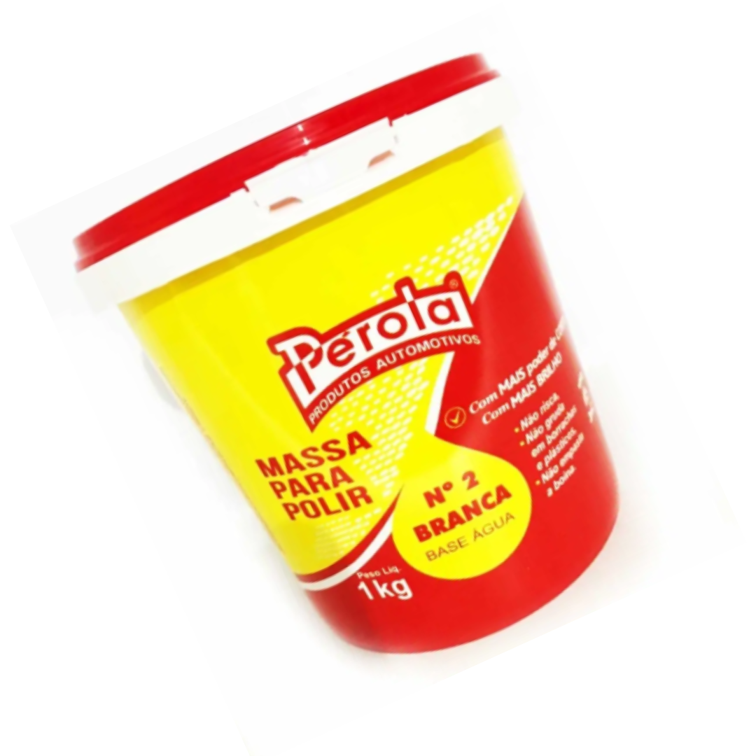MASSA DE POLIR BASE AGUA 2 PEROLA - 1 KG PEROLA (cópia) - Imagem 3